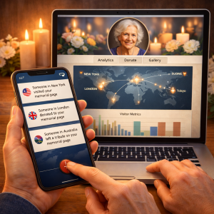 Using Memorial Website Analytics to See How Your Loved One's Legacy Travels