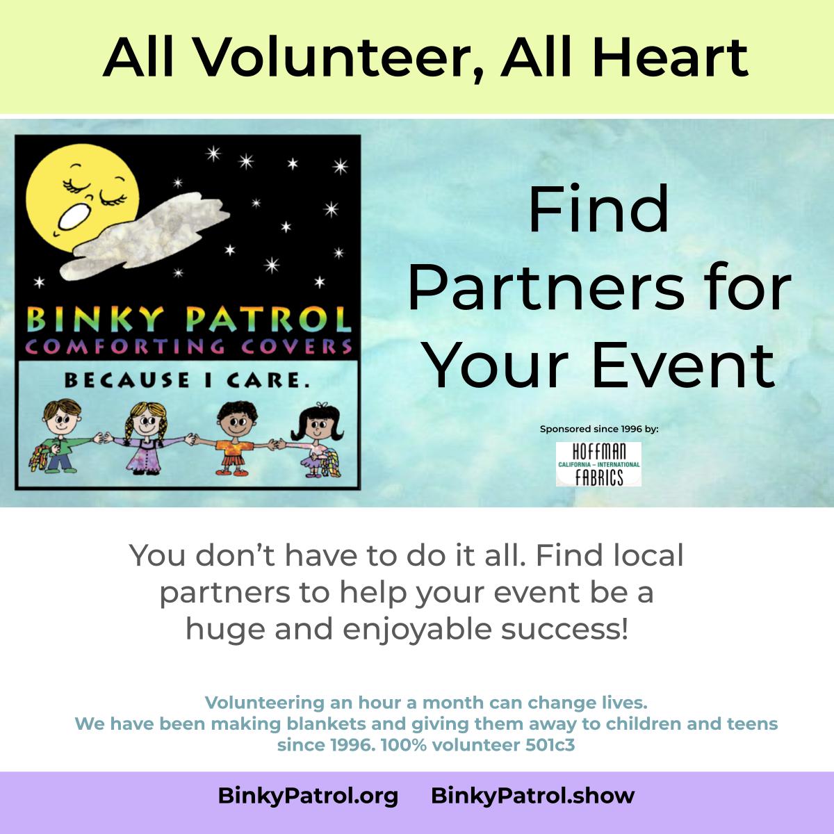 All Volunteer, All Heart from Binky Patrol