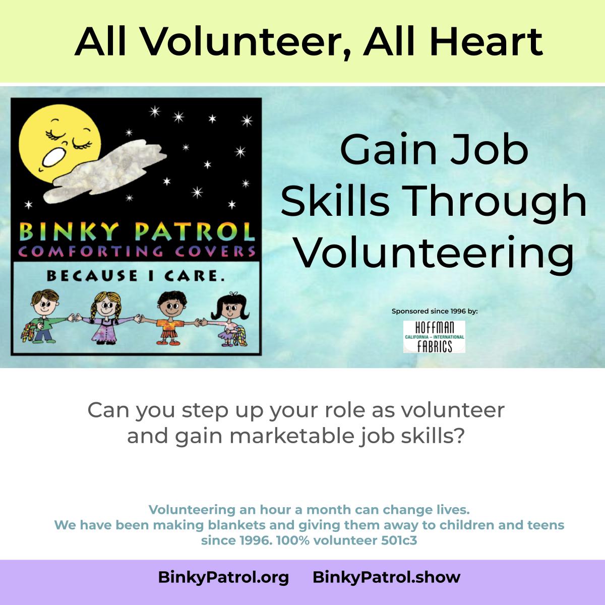 All Volunteer, All Heart from Binky Patrol
