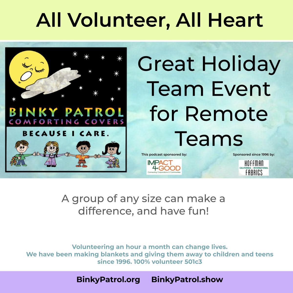 All Volunteer, All Heart from Binky Patrol