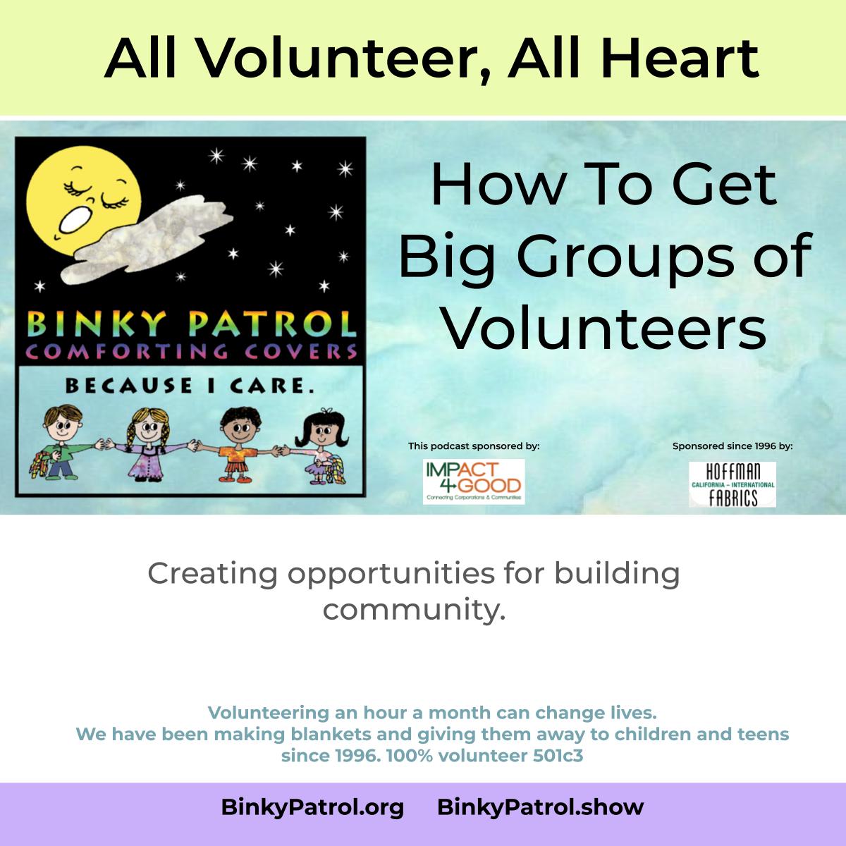 All Volunteer, All Heart from Binky Patrol