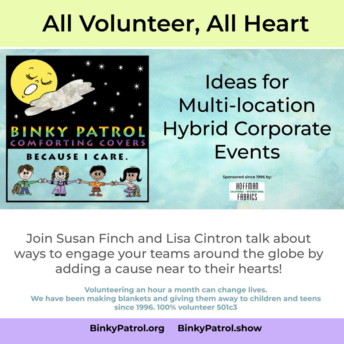 All Volunteer, All Heart from Binky Patrol