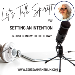 Setting an intention of just going with the flow?