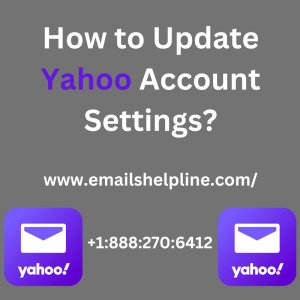 Method to get solution How to Update Yahoo Account Settings
