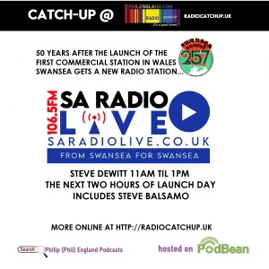 SA Radio Live Launch - the next two hours 11am til 1pm