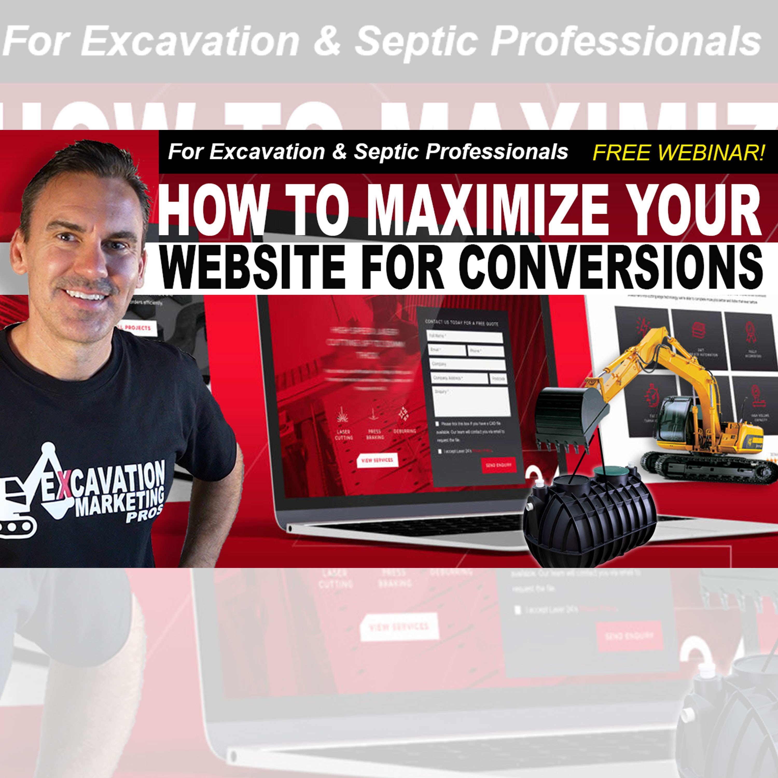 cover of episode Elevating Your Excavation & Septic Business Through Website Optimization