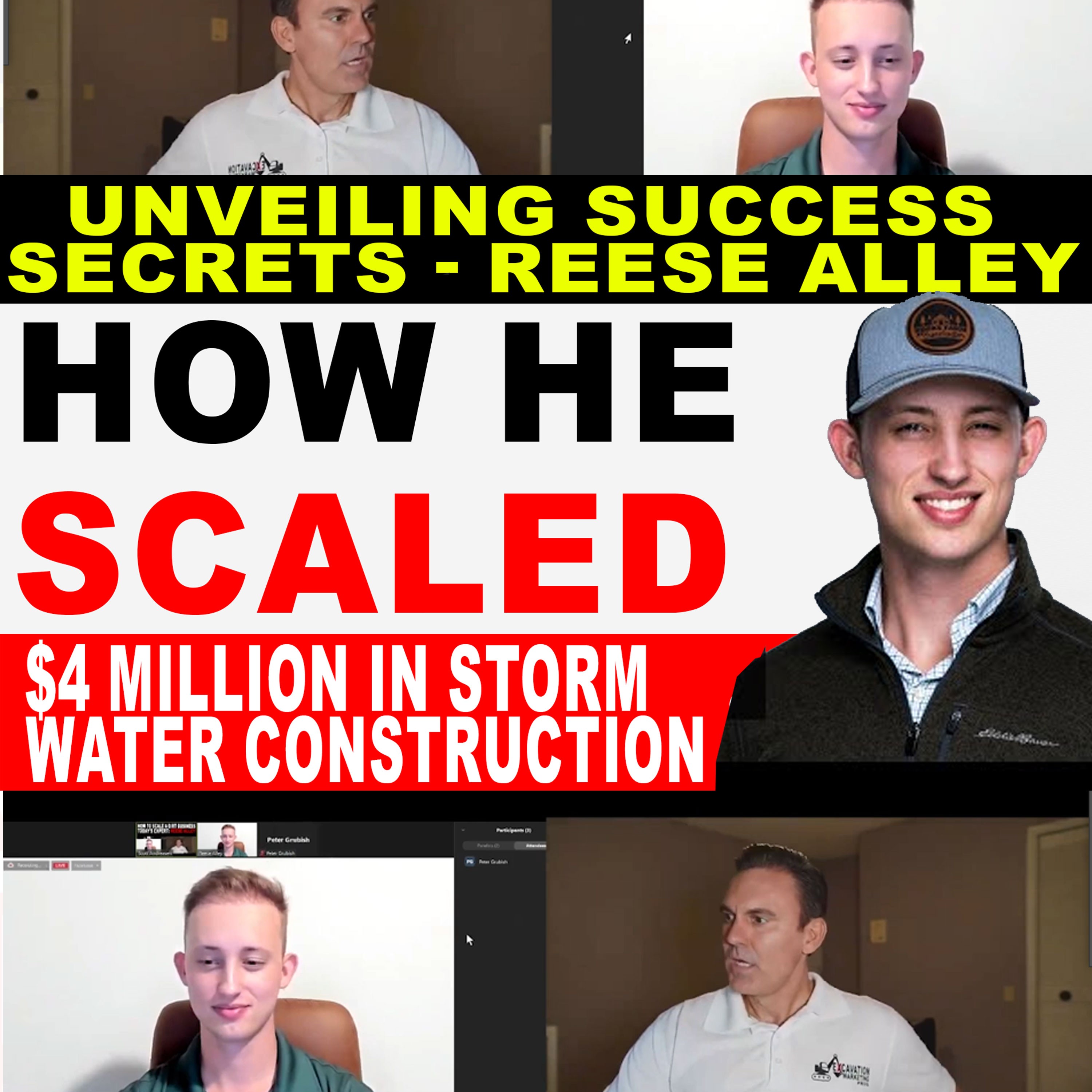 cover of episode Excavation Contractor Success - How Reese Alley Scaled His Dirt Business Up To 4MIL In 3 years