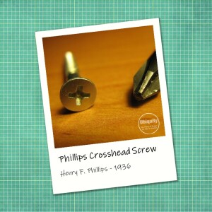 Phillips Crosshead Screw - Ubiquity: The History of Designs We Take for Granted