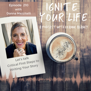 Ep 210: Donna Mazzitelli - Critical First Steps to Writing Your Story