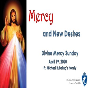 Mercy and New Desires (Fr. Michael Rubeling, 4/19/2020)