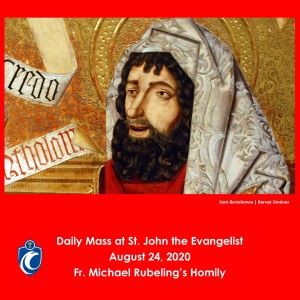 Daily Mass (Fr. Michael Rubeling, 8/24/2020)