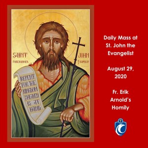 Daily Mass (Fr. Erik Arnold, 8/29/2020)