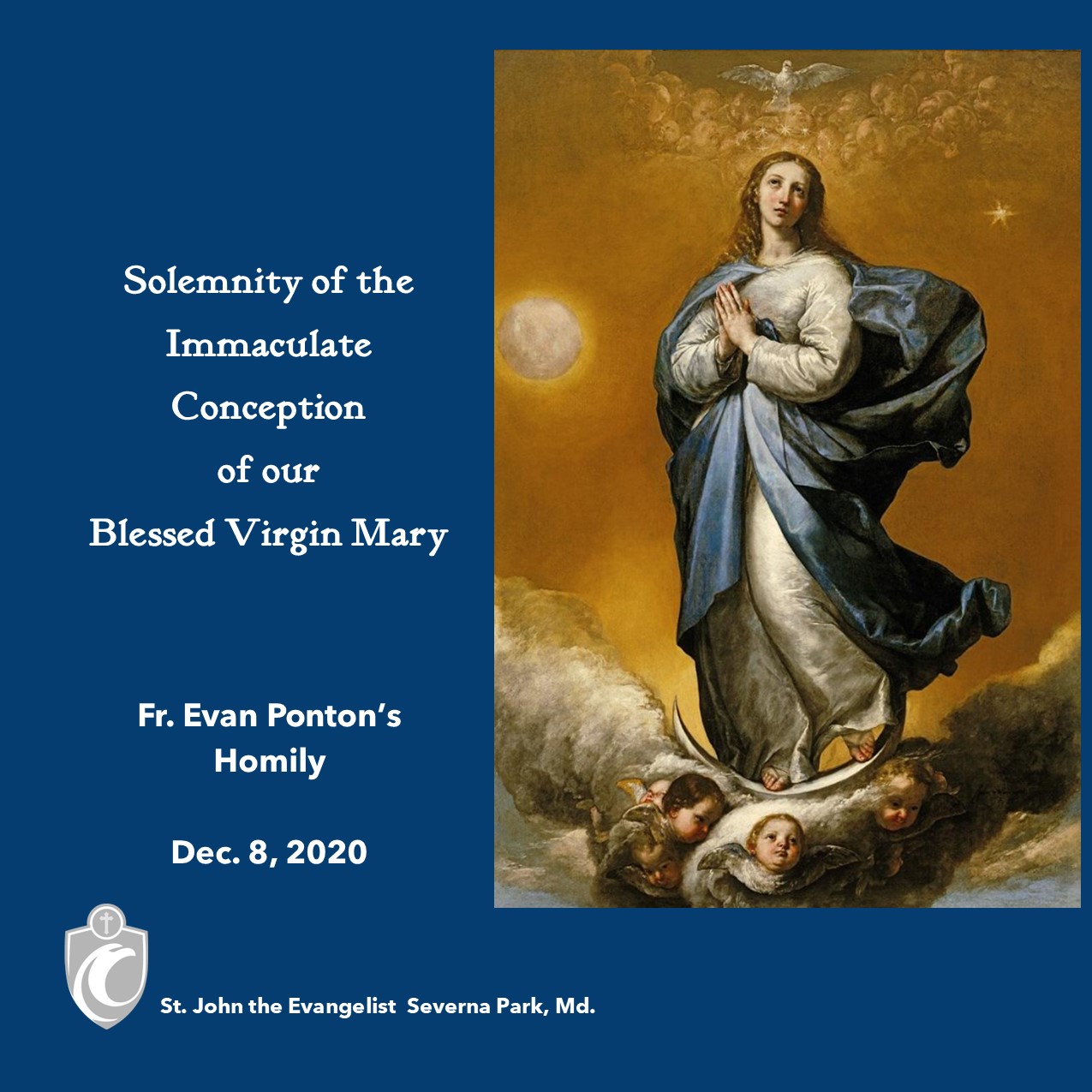 The Solemnity Of The Immaculate Conception Of The Blessed Virgin Mary ...