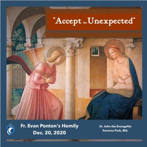Accept the Unexpected (Fr. Evan Ponton, 12/20/2020)