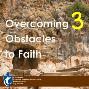 Overcoming Three Obstacles to Faith (Fr. Erik Arnold, 8/27/2023)
