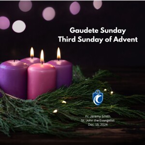 Gaudete Sunday, Third Sunday of Advent (Fr. Jeremy Smith, 12/15/2024)