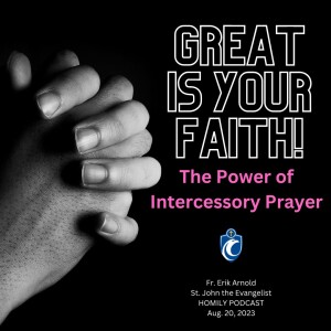 Great is Your Faith!: The Power of Intercessory Prayer (Fr. Erik Arnold, 8/20/2023)