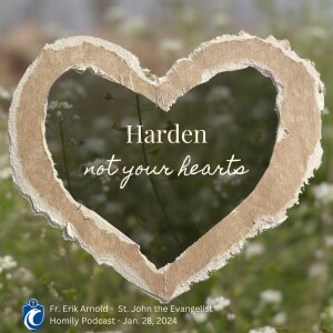 Harden Not Your Hearts! (Fr. Erik Arnold, 1/28/2024)