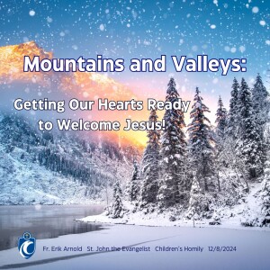 Mountains and Valleys: Getting Our Hearts Ready to Welcome Jesus (Children's Homily) (Fr. Erik Arnold, 12/8/2024)