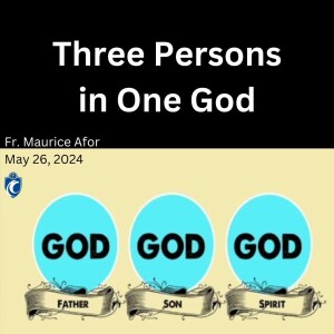 Three Persons in One God (Fr. Maurice Afor, 5/26/2024)