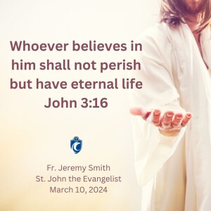 Whoever believes in him shall not perish but have eternal life (Fr. Jeremy Smith, 3/10/2024)