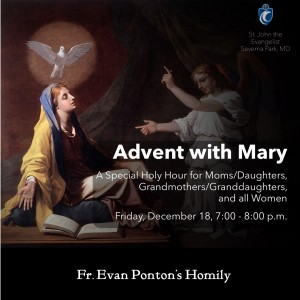 Advent With Mary (Fr. Evan Ponton, 12/18/2020)