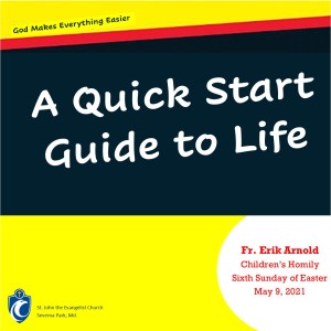 A Quick Start Guide to Life (Fr. Erik Arnold, 5/9/2021)