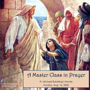 A Master Class in Prayer (Fr. Michael Rubeling, 8/16/2020)