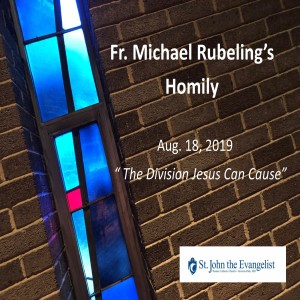 The Division Jesus Can Cause (Fr. Michael Rubeling, 08/18/2019)