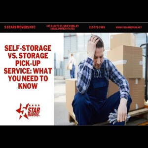 Self-storage Vs. Storage Pick-up Service: What You Need to Know
