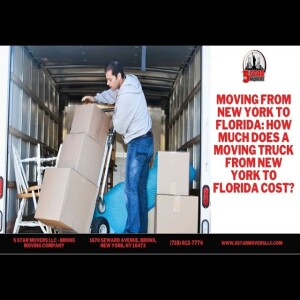 Moving From New York to Florida: How Much Does a Moving Truck From New York to Florida Cost?