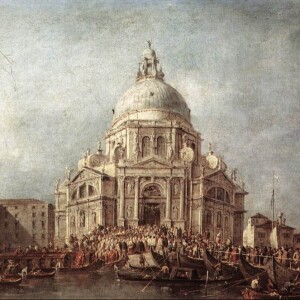 Francesco Guardi, Wizyta doży w kościele Santa Maria della Salute