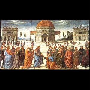 Pietro Perugino – Wręczenie kluczy św. Piotrowi