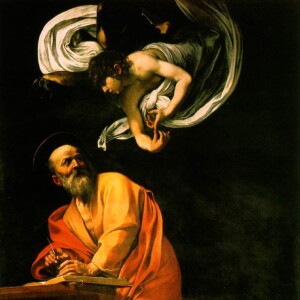 Caravaggio - św. Mateusz i anioł