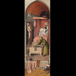 Hieronim Bosch – Śmierć skąpca