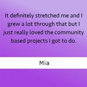 It’s really cool to see when people see the value in their community history with Mia