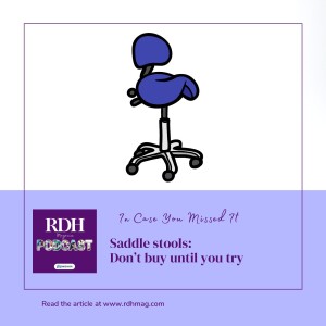 ICYMI: Saddle stools - Don’t buy until you try