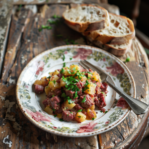 Hashing Out the Charm of Corned Beef