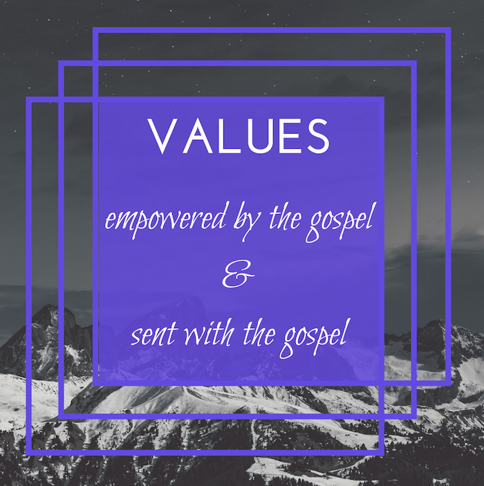 Values: Empowered by the Gospel