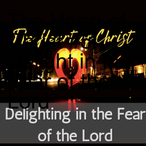 The Heart of Christ #5: Delight in the Fear of the Lord