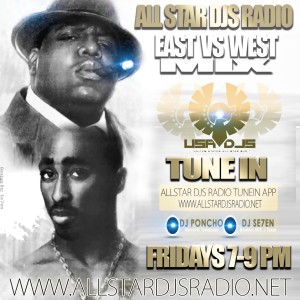 ((EAST COAST vs WEST COAST MIXED)) (All Star Radio) (The Mixologist DJ Se7en Mix)