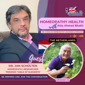 EP45: Homeopathy and the Periodic Table with Dr. Jan Scholten