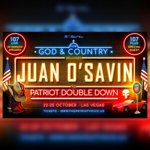 Juan O Savin REVEALED: ”The Man Behind The Boots”- LIVE In Person @Patriot Double Down in Vegas!!!!