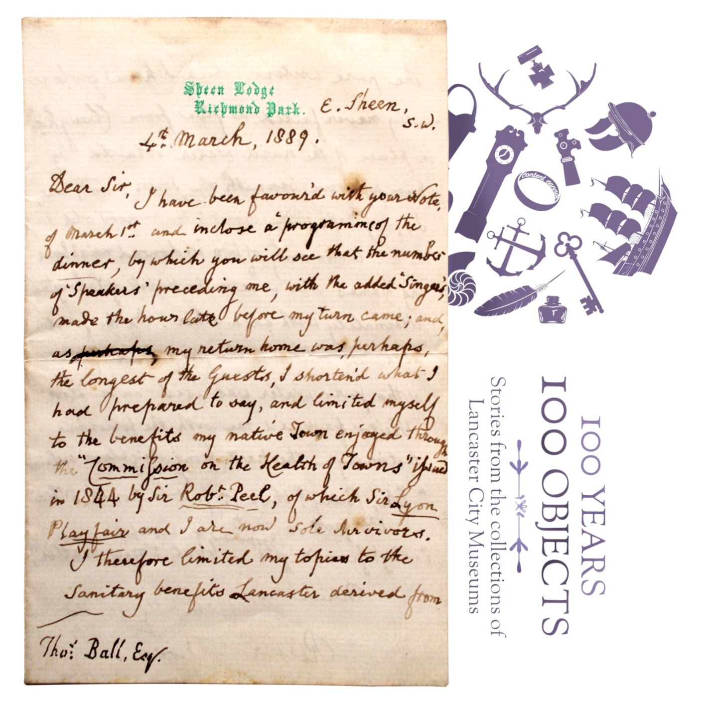 100 Years, 100 Objects: Stories from the Collections of Lancaster City Museums