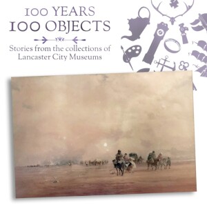 70. Market People Crossing Lancaster Sands by David Cox