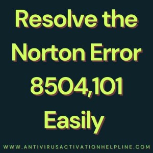 Resolve the Norton Error 8504,101 Easily