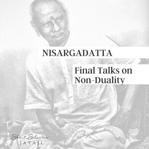 NISARGADATTA | Final Talks on Non-Duality