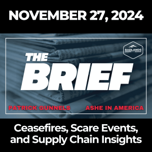 The Brief: November 27, 2024 – Ceasefires, Scare Events, and Supply Chain Insights