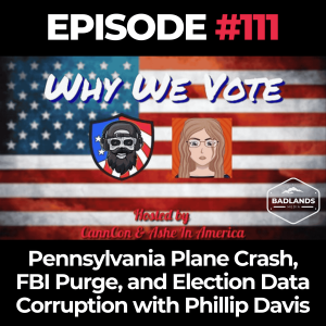 Why We Vote Ep. 111: Pennsylvania Plane Crash, FBI Purge, and Election Data Corruption with Phillip Davis