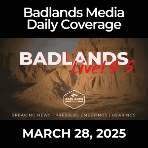 Badlands Live! 9-5: March 28, 2025
